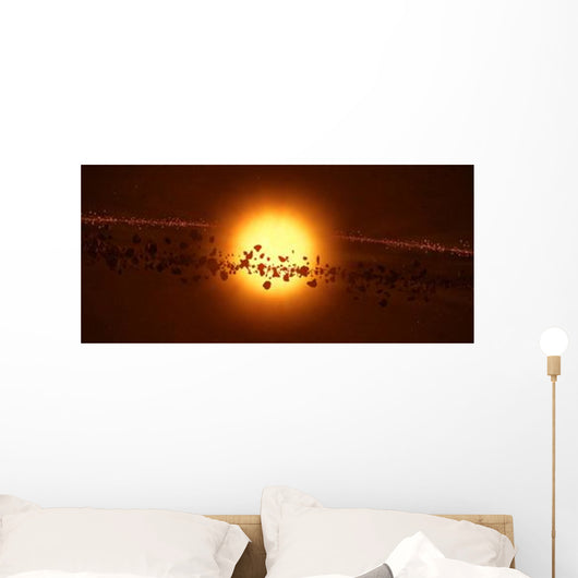 Young Star Circled Debris Wall Decal