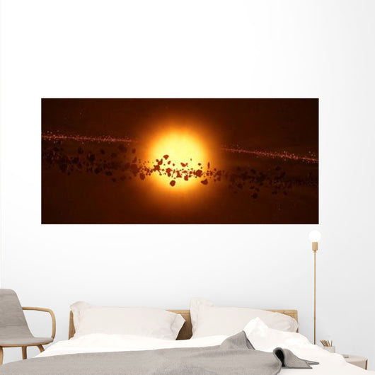 Young Star Circled Debris Wall Decal