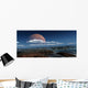 Moon Rises over Young Wall Decal