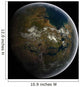 Artist's Concept Terraformed Mars Wall Decal
