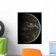 Partially Lit Terrestrial World Wall Decal