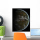 Partially Lit Terrestrial World Wall Decal