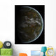 Partially Lit Terrestrial World Wall Decal