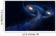 Predicted Collision between Andromeda Wall Decal