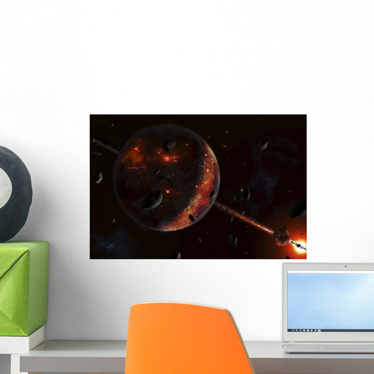 Scene Portraying Early Stages Wall Decal