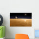 Saturn above Thick Atmosphere Wall Decal Design 1