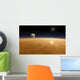 Saturn above Thick Atmosphere Wall Decal Design 1