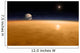 Saturn above Thick Atmosphere Wall Decal Design 1