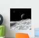 Saturn and Enceladus as Wall Decal