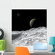Saturn and Enceladus as Wall Decal