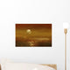 Saturn above Thick Atmosphere Wall Decal Design 2