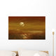 Saturn above Thick Atmosphere Wall Decal Design 2