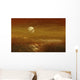 Saturn above Thick Atmosphere Wall Decal Design 2