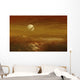 Saturn above Thick Atmosphere Wall Decal Design 2