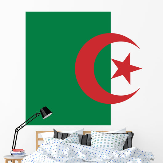Flag Algeria Wall Decal