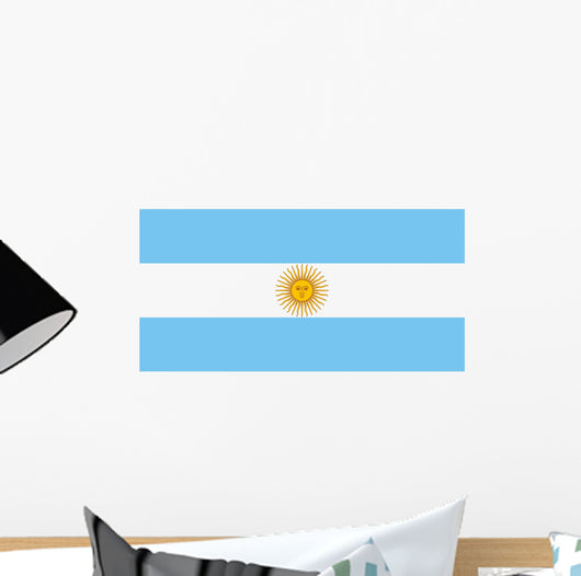 Flag Argentina Wall Decal