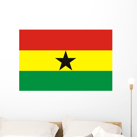 Flag Ghana Wall Decal