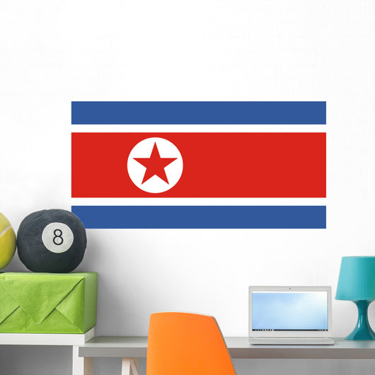 Flag North Korea Wall Decal