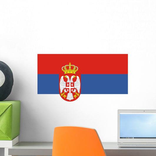 Flag Serbia Wall Decal