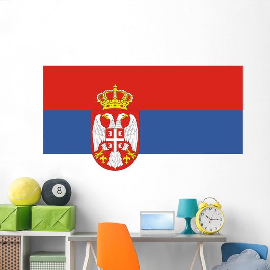 Flag Serbia Wall Decal