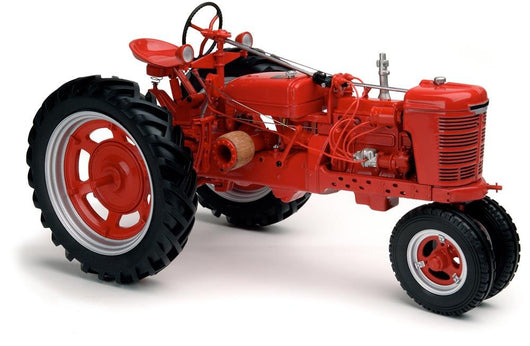 Red Tractor White Wall Decal