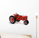 Red Tractor White Wall Decal