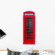 Red London Phone Booth Wall Decal