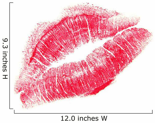 Lipstick Kiss Wall Decal