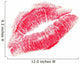 Lipstick Kiss Wall Decal