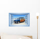 Woodie Car Beach Wallmonkeys Wall Decal