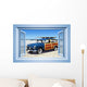 Woodie Car Beach Wallmonkeys Wall Decal