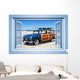 Woodie Car Beach Wallmonkeys Wall Decal