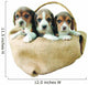 three beagle puppies Wall Decal
