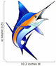 Blue Marlin Swordfish Wall Decal