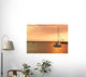 Sailboat Sunset Wall Decal