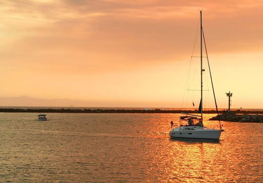 Sailboat Sunset Wall Decal