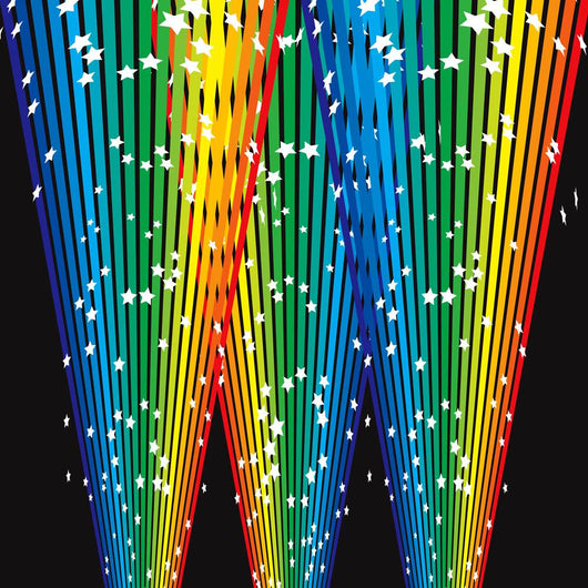 Triple Rainbow Light Wall Decal