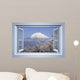 MT Fuji Wallmonkeys Window Wall Decal