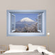 MT Fuji Wallmonkeys Window Wall Decal