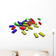 Scattered Building Blocks Wall Decal