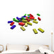 Scattered Building Blocks Wall Decal