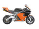 Orange Pocket Bike Wall Decal