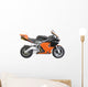 Orange Pocket Bike Wall Decal