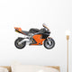 Orange Pocket Bike Wall Decal