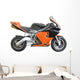 Orange Pocket Bike Wall Decal