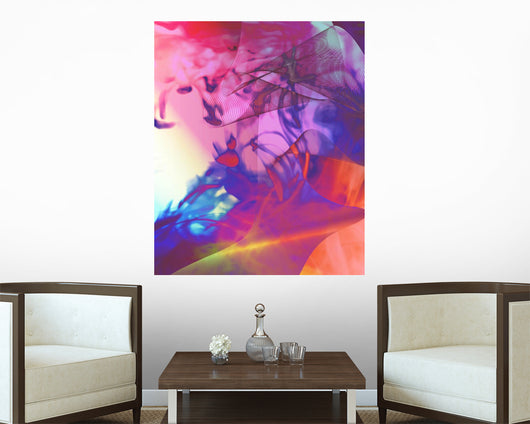 Techno Psychedelia Wall Decal
