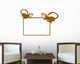 Two Monkeys with Blank Wall Decal