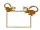 Two Monkeys with Blank Wall Decal