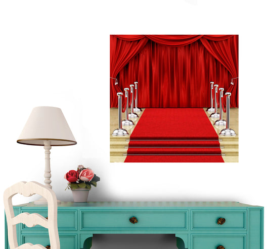 Red Carpet Wall Decal