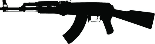 Ak-47 Assault Rifle Wall Decal